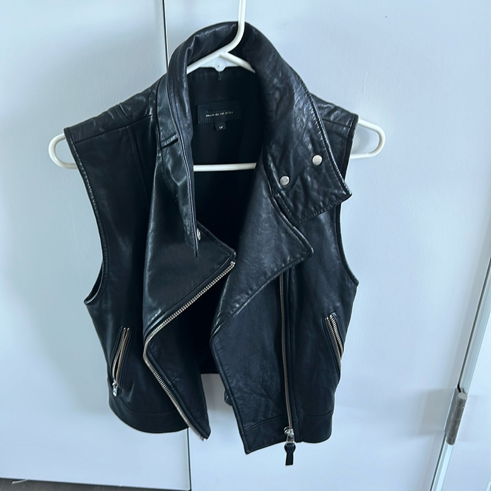 Mackage leather vest